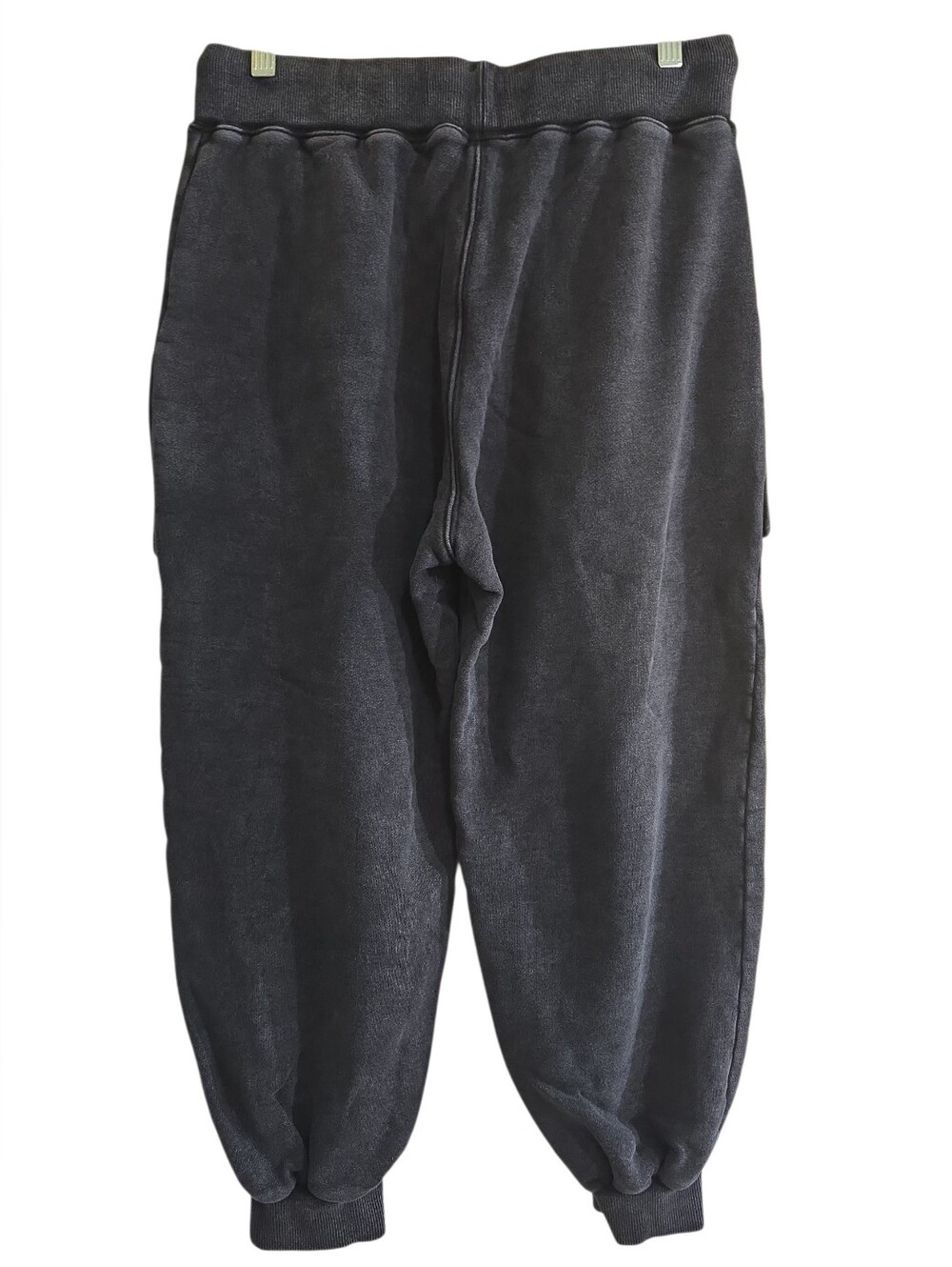 R13 Layered Pocket Sweatpants In Washed Black 100% Cotton Lounge Pants Medium - Picture 7 of 9